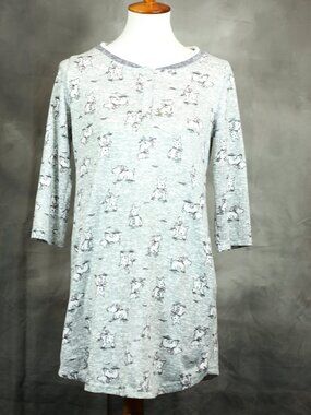 Laura Ashley Scottie Dog Night Sleep Shirt - M